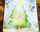 クリスマスの暖かいイラストやロゴや絵を描きます クリスマスのイラストやロゴ作成できます。絵本でも可。 イメージ1