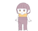 ほんわか可愛い❣️お子様のSNSアイコンを描きます もちっと可愛い、癒されるSNSアイコンをお作りします♡ イメージ5