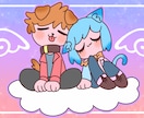 可愛いデフォルメのアニメ風イラスト描きます 使用用途自由！ブログや動画編集用イラストにもどうぞ♡ イメージ6