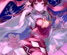 透明感溢れるかわいいキャラクターイラストを描きます フリルやリボンなどのかわいいもの、宝石や水などが得意です。 イメージ2