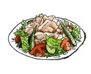 美味しそうな食べ物のイラスト手描きで描きます メニューやチラシなど、食べたくなるようなイラストどうぞ イメージ4