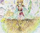 アナログで描く！！ダークで綺麗な独特な絵を描きます 貴方のご要望に応えて色紙に絵を描きます イメージ2