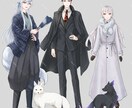 キャラクター立ち絵イラスト制作いたします 老若男女、様々なキャラクター承ります！ イメージ3