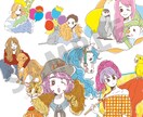 かわいいポストカードを作成致します おしゃれでポップなあなた好みのポストカードが作れます！ イメージ2