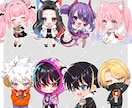 SDデフォルメミニキャラ描きます あなたのオリジナルキャラクターを可愛くデフォルメイラストに！ イメージ1