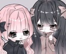 世界一かわいい♡SNSトプ画･アイコン描きます 地雷系量産型得意です！デフォルメイラストいかがですか♡ イメージ1