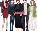 全身立ち絵4000円から作成します TRPG・ゲーム等に使える立ち絵を安価で作成します！ イメージ3