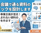 会議で通る資料・企画のロジック設計します 大手IT企業の現役事業企画が並走！資料の骨組みを設計 イメージ1