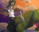 TRPG立ち絵、差分・ステッカー風・挿し絵描きます 貴方のオリジナルキャラクター、しっかりと形にしてみませんか？ イメージ10
