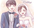 お写真をもとに可愛い似顔絵描きます SNSアイコン、ウェルカムボード、記念日、サプライズ等に☆ イメージ2