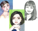 どなたでも美女フィルターのかかった似顔絵描きます / どなたでもお顔の特徴は残したまま女優風に仕上げます。 イメージ1