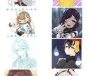 SNSアイコン等可愛いイラストお描きします アイコン以外の立ち絵や一枚絵、歌ってみたサムネも◎ イメージ2