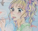 色鉛筆でイラスト描きます 鑑賞用、プレゼント等、優しいタッチの色鉛筆イラスト イメージ1