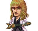 デフォルメ体系の少し写実的な似顔絵！描きます SNSや名刺、自己紹介の時にもオススメ イメージ2