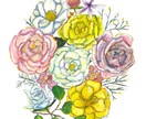 思いを届ける花束を描きます あなただけの花束を描きます　(データ納品/原画も可) イメージ3