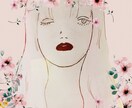 オシャレな女の子のイラストを描きます 雑誌、コラムに挿絵を添え、センスよく見せませんか？ イメージ4