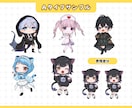 SD・ミニ・デフォルメキャラ作成します ぷにっとかわいいイラストでさらに魅力的なお姿に仕上げます＊ イメージ4