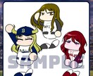 野球系Vの方向け！アナタのユニフォーム姿を描きます 野球オタクが描く至高の1枚！パワ体イラストが期間限定で無料！ イメージ4