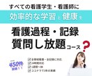 質問し放題コース！　24h　質疑応答できます 看護過程・関連図・実習サポートのプロを使い放題でこの価格！！ イメージ1