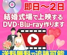 結婚式のムービー動画をDVDディスクに書き込みます 配送料込みで最安値＆最短1日発送可能！郵便受けに投函で超便利 イメージ2