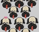 愛犬イラストやお好きな動物のイラストをお描きします 愛犬．動物イラスト、壁紙イラスト、オリジナルグッズ作成に イメージ2