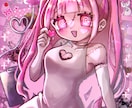 萌え絵イラスト制作します 平成萌え絵風の可愛らしいイラストを描きます♥ イメージ3