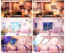 背景イラスト制作いたします VTuber/ゲーム/IRIAMなどの背景にぴったり！ イメージ3