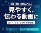 解説・教育YouTube動画を丁寧に編集します 台本・音声・素材から見やすく伝わる動画へ イメージ2