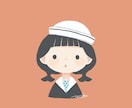 ゆるくてかわいいアイコン描きます 修正無制限◎SNSやブログで使いやすい！ イメージ2