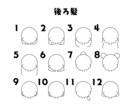表情5種類、シンプルな女の子のイラスト作成します 選んで組み合わせるだけ、シンプルなデザインのキャラクターです イメージ3