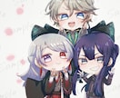 SDキャラ（デフォルメキャラ）のイラスト作成します 【SNSアイコン・ヘッダー等など広い用途でご利用可能！】 イメージ2