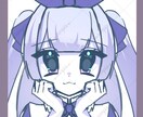 可愛い簡易萌え系アイコン描きます ラフなとても可愛い萌えイラストのアイコン制作いたします！ イメージ2