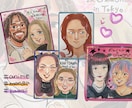 似顔絵描きます とってもキュートなアニメスタイル イメージ3