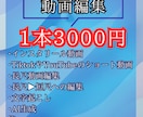 動画編集致します 現役映像系学生が精一杯動画編集をします！ イメージ1