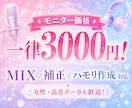 歌ってみたのMIXを、一曲ずつ丁寧に仕上げます 歌声を、もっと好きになれるMIXを。 イメージ1
