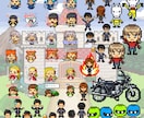 ドット絵★ゲーム風オリジナルグッズや動画もできます YouTubeメンバーシップ絵文字スタンプ＆バッジやアイコン イメージ10