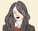 大好評！おしゃれ人物アイコンを描きます アイコン以外にも名刺などにも使える！お洒落な線画を描きます。 イメージ3