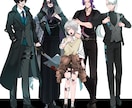 Vtuber・TRPG・IRIAM立ち絵制作します 商用利用無料！アニメ塗りであなただけのキャラクター作成！ イメージ4
