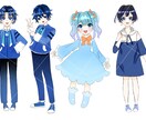 ライバー様のキャラクターや1枚絵描きます 丁寧に！その人の依頼にできるだけ近ずけます！ イメージ1