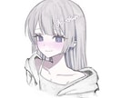 肩(鎖骨あたり)まで描きます あなたのオリキャラ描きますの肩(鎖骨あたり)バージョンです！ イメージ3