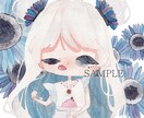 ラフ修正何度でも◎透明水彩でイラスト描きます X/YouTube/インスタなど色んな用途で使用可能！ イメージ6