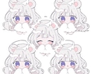 きゅるる天使量産イラストを制作いたします 差分含む可愛いイラストを8点納品いたします！ イメージ5