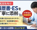 履歴書・ESを作成or添削します 書類通貨を目指して改善します。 イメージ1