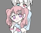 可愛いペア画、絡み絵描きます ペア画、絡み絵制作致します✨☁️ イメージ1