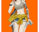 歌ってみたイラスト等　サムネなども描けます パンクな世界観ピアスなどカッコいいイラストが得意です‼️ イメージ6