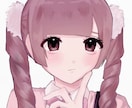 地雷系量産型アイコンお描きします 1×1のバストアップ又は肩から上サイズのイラストを描きます イメージ1