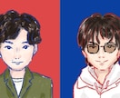 即対応！ほんのり似てて親しみやすい似顔絵描きます 最短翌日納品。アイコンや、メッセージを入れて大切な方へ。 イメージ8
