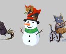 アイコンや挿絵に♪動物や小物のイラスト制作します SNSアイコン、チラシの挿絵等に！文字入れも可能です。 イメージ2