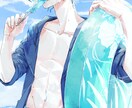 一枚絵イラストの制作承ります 低彩度の格好いいイラストお描きします イメージ8