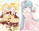 アイコン、一枚絵などイラスト全般制作いたします 満足いただけるイラストをお届けいたします！可愛い絵が得意です イメージ4